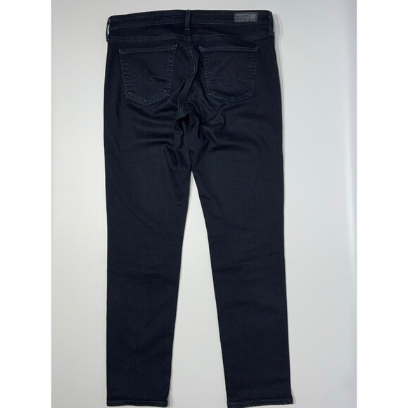 AG Adriano Goldschmied The Stevie Slim Straight Ankle Dark Blue Jeans Women 28R - Picture 6 of 10